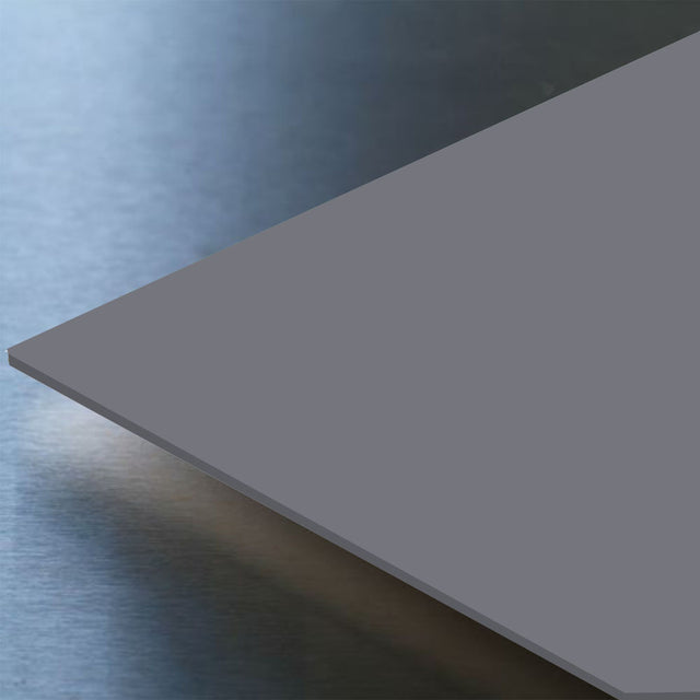 Gloss Dark Grey PVC Sheet Hygienic Wall Cladding available in 8 foot and 10 foot sheets
