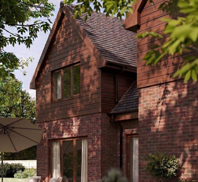 Rosewood UPVC Shiplap Cladding