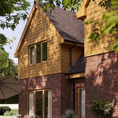 Collection image for: Golden Oak UPVC Shiplap Cladding