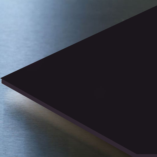Gloss Black PVC Sheet Hygienic Wall Cladding available in 8 foot and 10 foot sheets