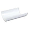 White Half Round Guttering