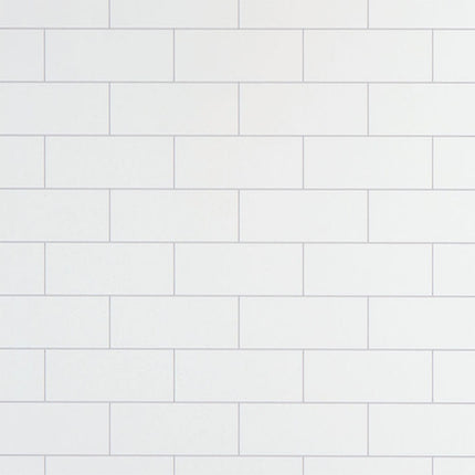 Matt White London Tile Neptune 1mt PVC Wall Panel