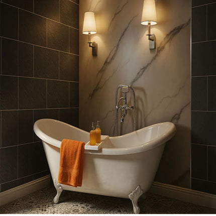 Riven Slate Tile Neptune 1mt PVC Wall Panel