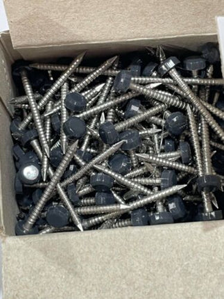 Anthracite Grey Fascia PVC Fixing Pins / Nails