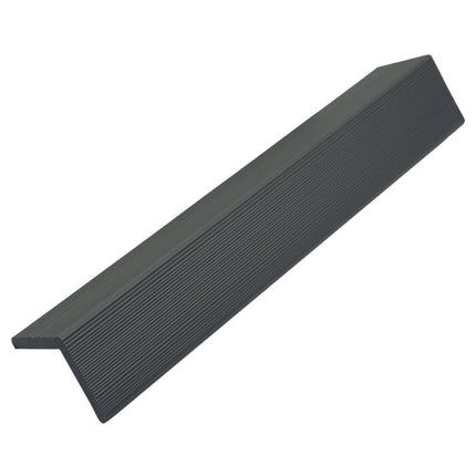 Roth-Slat Composite SlatWall Angle - Anthracite