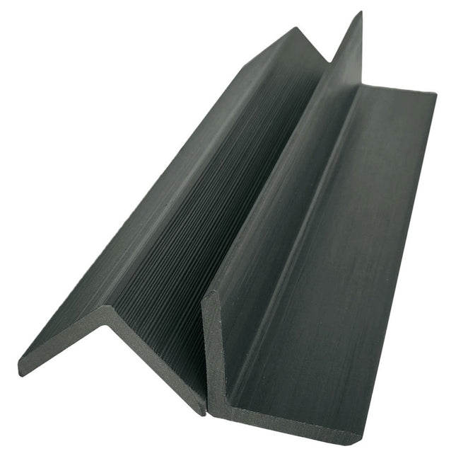 Roth-Slat Composite SlatWall Angle - Charcoal