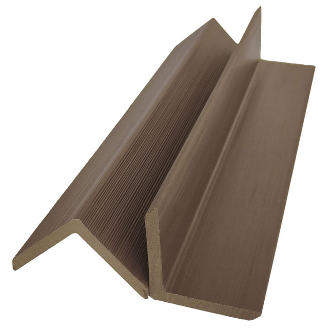 Roth-Slat Composite SlatWall Angle - Chocolate Brown