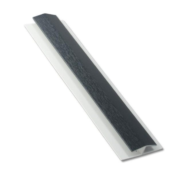 5m Anthracite Grey UPVC Shiplap Cladding H Joint (Grained)