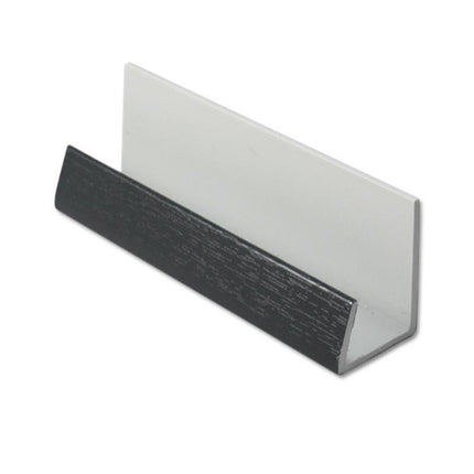 5m Anthracite Grey UPVC Shiplap Cladding U Trim (Grained)
