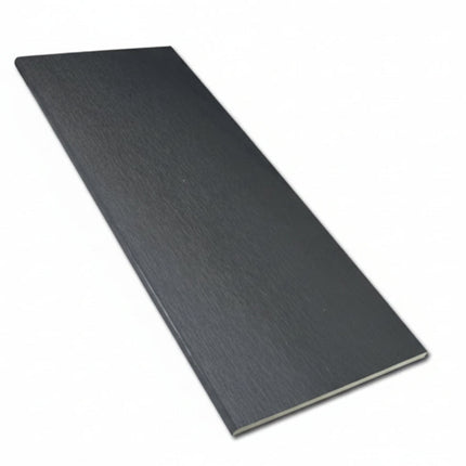 Anthracite Grey Soffit Board on a white background
