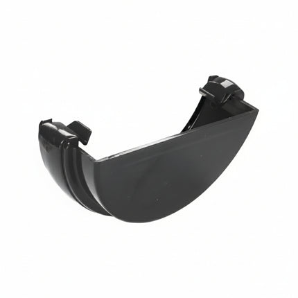 Anthracite Grey Stop End on a white background
