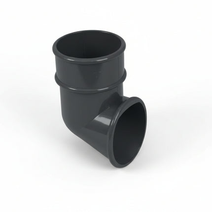 Floplast Round Downpipe Shoe - Anthracite Grey