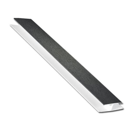 Anthraite Grey (Grained) UPVC Soffit Joint Strip