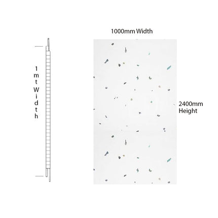 RothPanel Arctic White Sparkle 2.4mt x 1mt