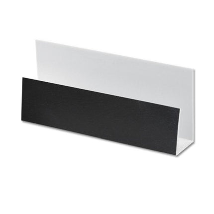 5m Black Ash UPVC Shiplap Cladding U Trim