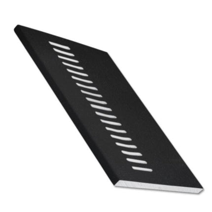 9mm Black Ash Ventilated UPVC Soffit Board - 5mt Lengths