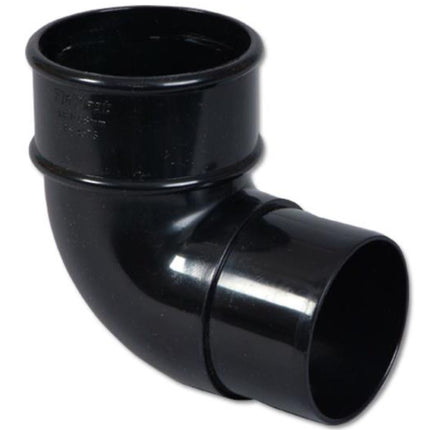 Floplast Round 92.5 Degree Pipe Bend - Black