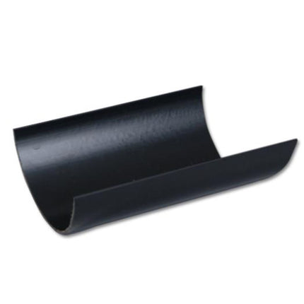 FloPlast 112mm Round Gutter 4mt - Black