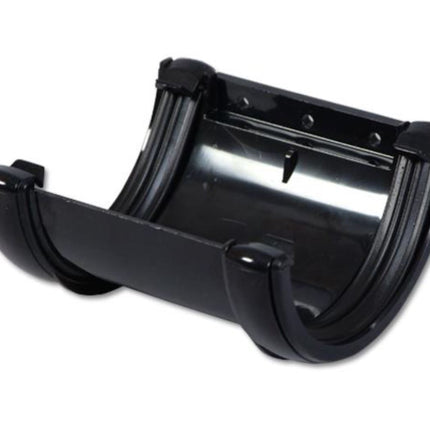 FloPlast 112mm Round Gutter Union Bracket - Black