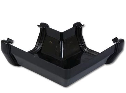 Black FloPlast Square 90-Degree Gutter Angle