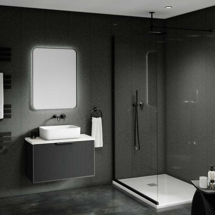 Decorwall Elegance Mineral Black Granite Wall Panel 300mm