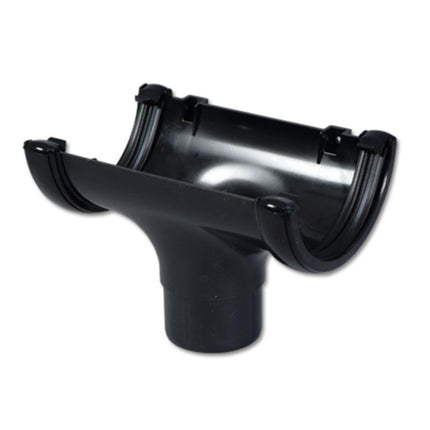 Floplast Round Running Outlet - Black