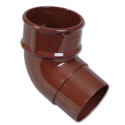 Floplast Round 112.5 Degree Pipe Bend - Brown