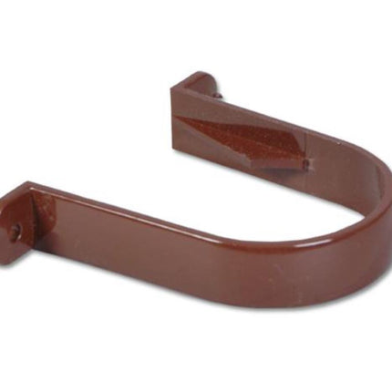 Floplast Round Downpipe Clip - Brown