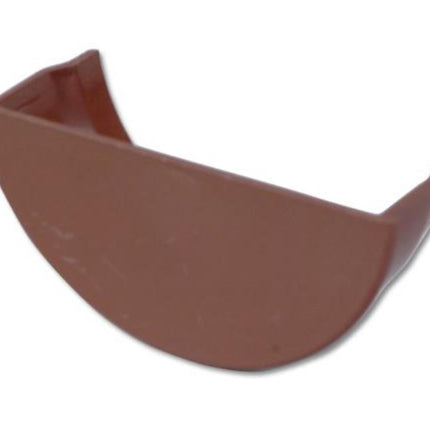 Floplast Round Internal Stop End - Brown