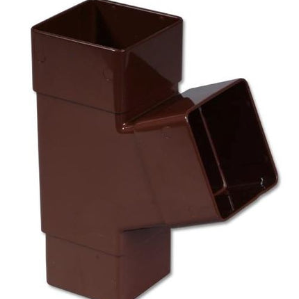 Brown FloPlast Square 112° Branch