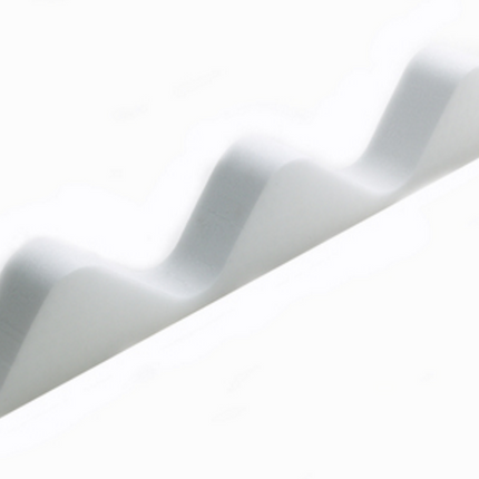 White Foam Eaves Fillers for 3" Standard Profile Corrugated Roofing Sheets