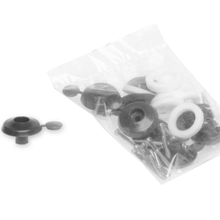 Polycarbonate Fixing Buttons Anthracite