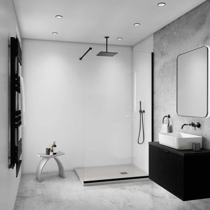Gloss White Maxi Panel in a bathroom setting
