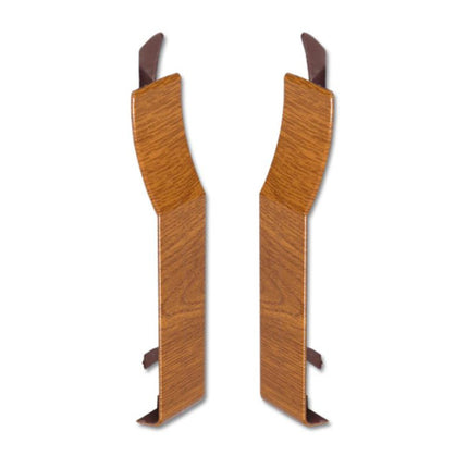 Golden Oak UPVC Shiplap Cladding Butt Joint