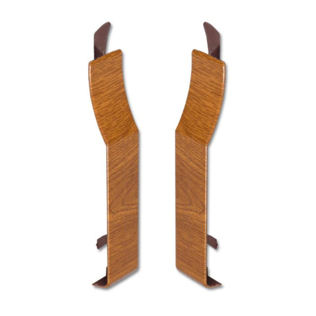 Golden Oak UPVC Shiplap Cladding Butt Joint