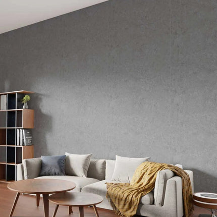 Grey Stone PVC Maxi Panel Wall Panel installed in a modern living room