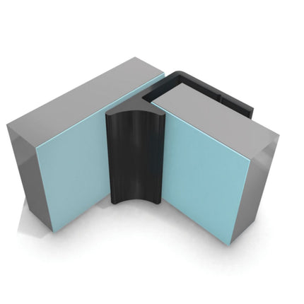 Multipanel Type Y Last Panel Profile - 2.45m Aluminium Trim – The Wall ...