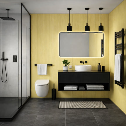 Decorwall Elegance Abstract Lemon Zest Wall Panel 300mm