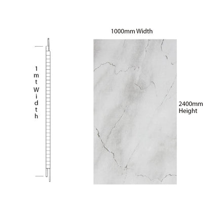 RothPanel Light Grey Marble 2.4mt x 1mt