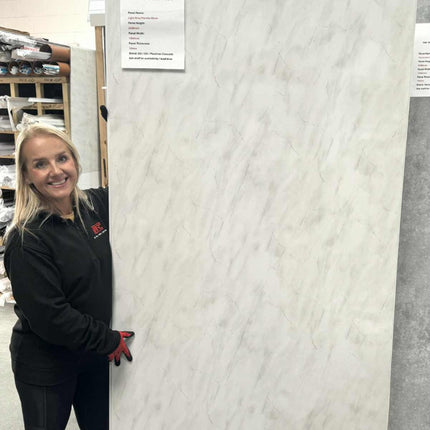 RothPanel Light Grey Marble 2.4mt x 1mt
