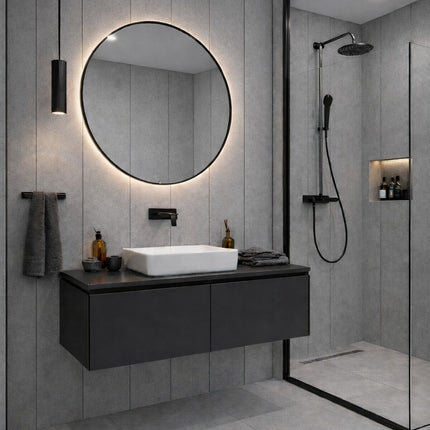 Decorwall Elegance Mineral Magnetite Wall Panel 300mm