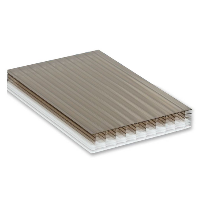 35mm Bronze on Opal Multiwall Polycarbonate Sheet