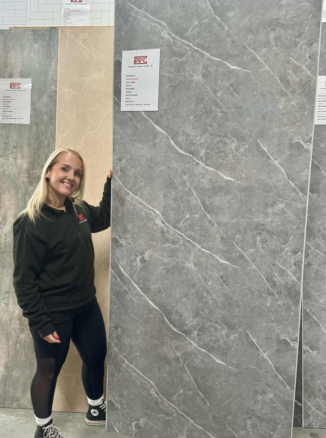 RothPanel Pietra Marble Grey Gloss 2.4mt x 1mt