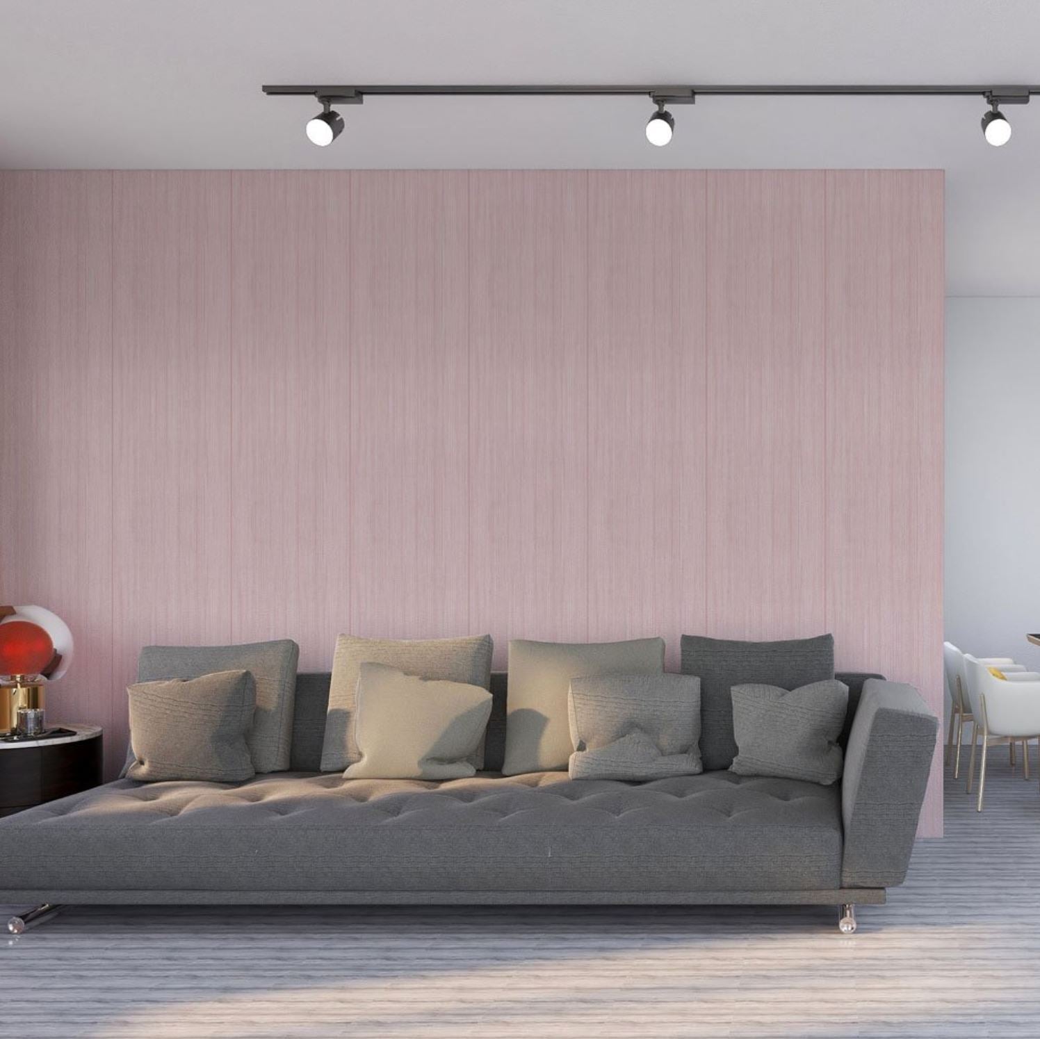 Pink Panel Wall Decorwall Elegance Abstract Pink Wall Panel 2700 x 300 | Brushed PVC ...