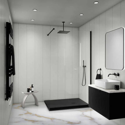 Decorwall Elegance Abstract Platinum Wall Panel 300mm