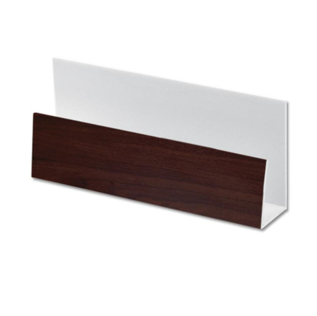 5m Rosewood UPVC Shiplap Cladding U Trim