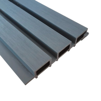 Roth-Slat Composite SlatWall Cladding - Blue-Grey