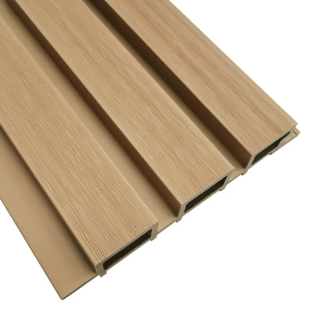 Roth-Slat Composite SlatWall Cladding - Teak