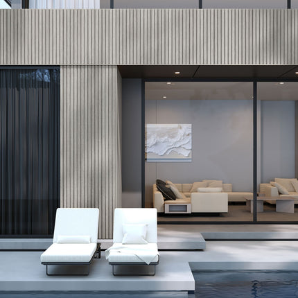Roth-Slat Composite SlatWall Cladding - Natural