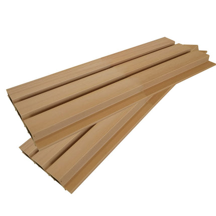 Roth-Slat Composite SlatWall Cladding - Teak
